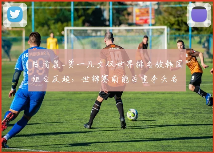 陈清晨_贾一凡女双世界排名被韩国组合反超，世锦赛前能否重夺头名？